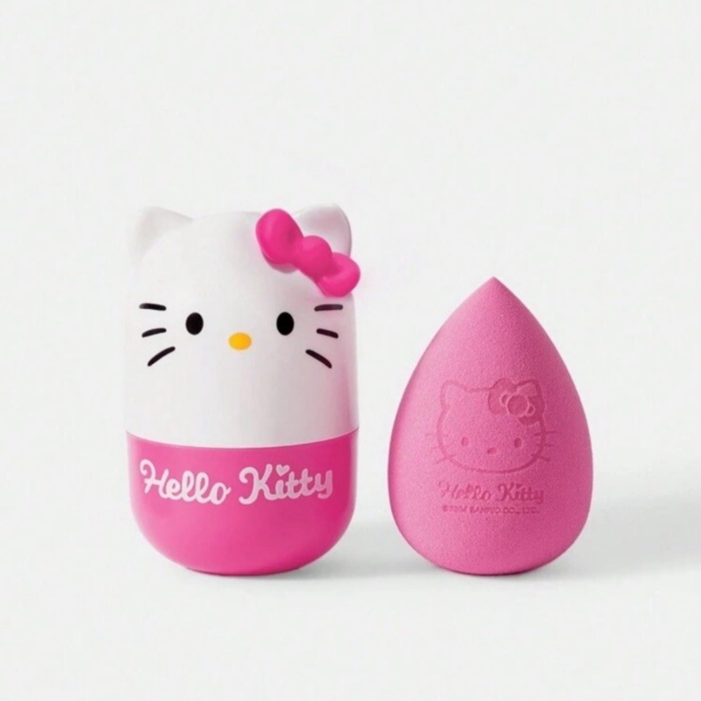 Hello Kitty Pink and White Makeup Sponge Duo